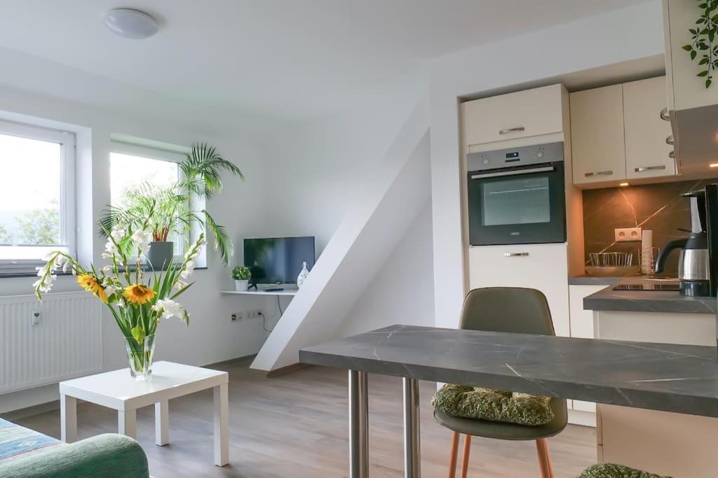 Wunderschoene Ferienwohnung Mit Balkon In Aue Exteriér fotografie
